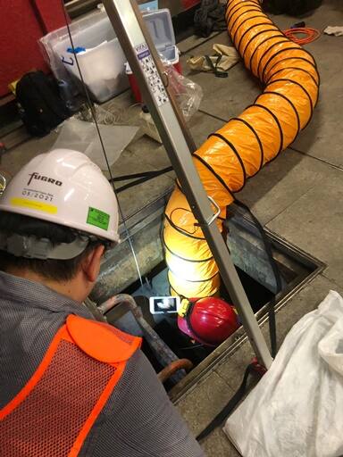密閉空間工程 — 鐵路工程工程相片